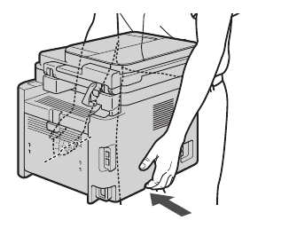 Removing the Packing Material - Step 1