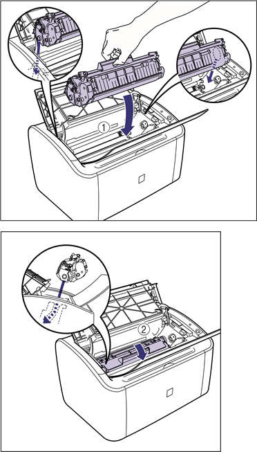 Installing the Toner Cartridge - Step 4