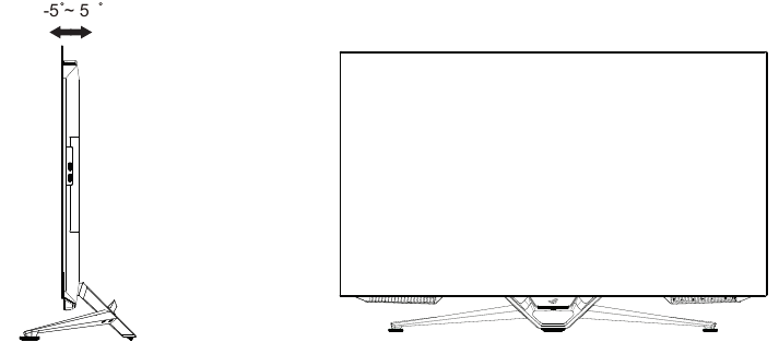 Adjusting the monitor