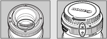 Mounting and Detaching the Lens