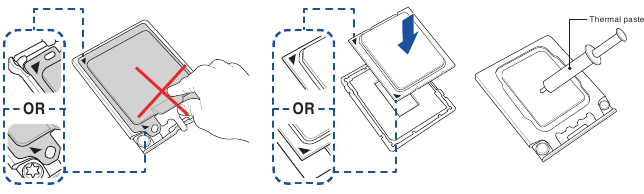 Install key components - Install the CPU