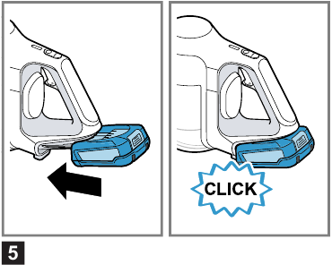 Inserting and charging the battery