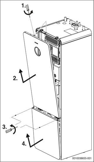 Prepatory work - Remove the front