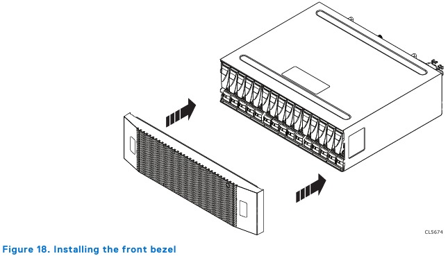Installing the front bezel