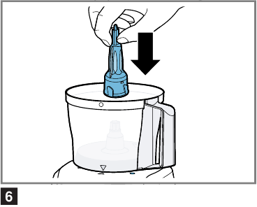Attaching the bowl - Step 2