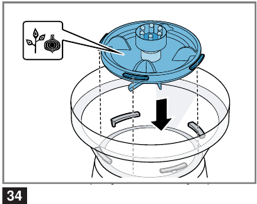 Preparing and fitting blender attachment - Step 1