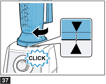Preparing and fitting blender attachment - Step 3