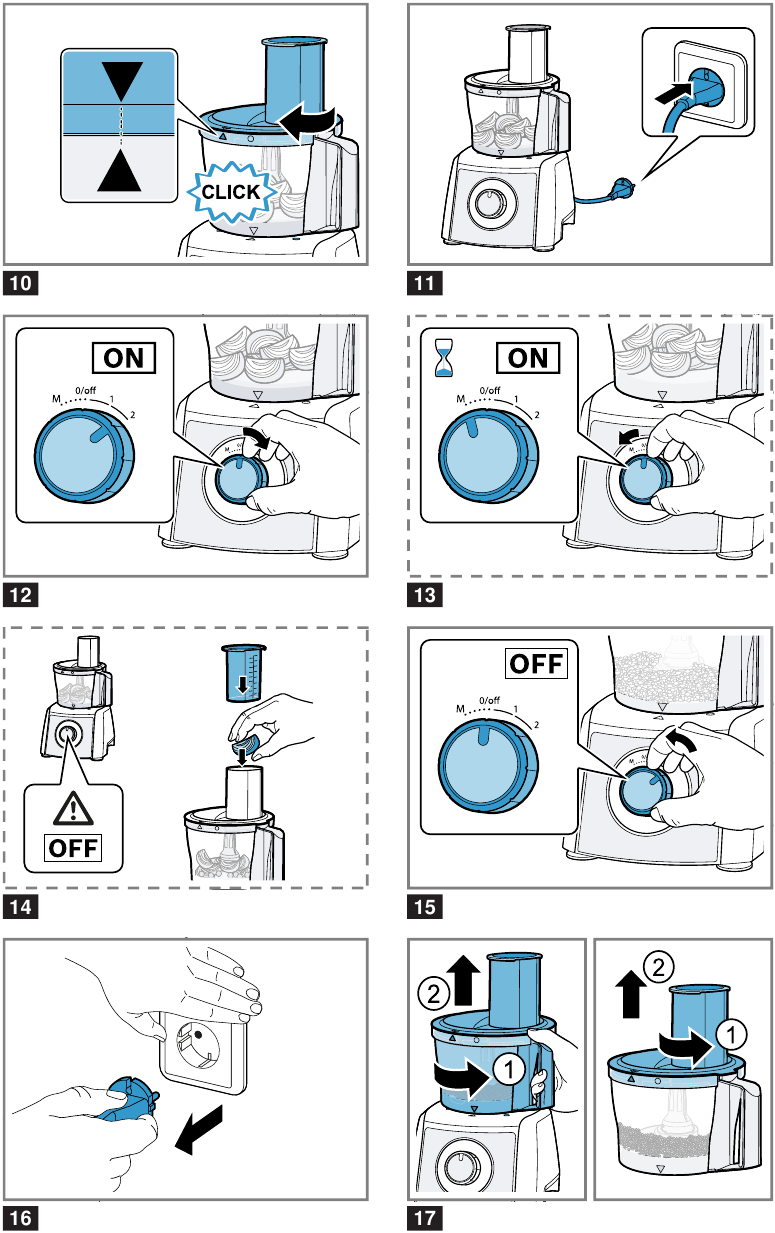 Processing ingredients with tools - Step 3