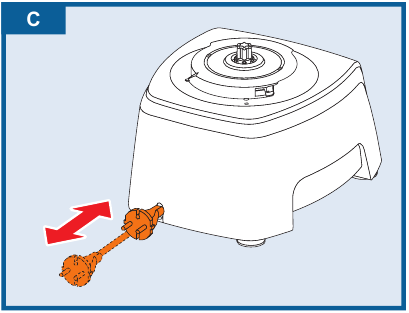 Cable storage compartment
