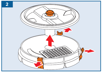 Cleaning the dicer - Step 2