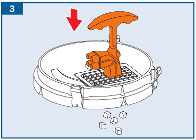Cleaning the dicer - Step 3