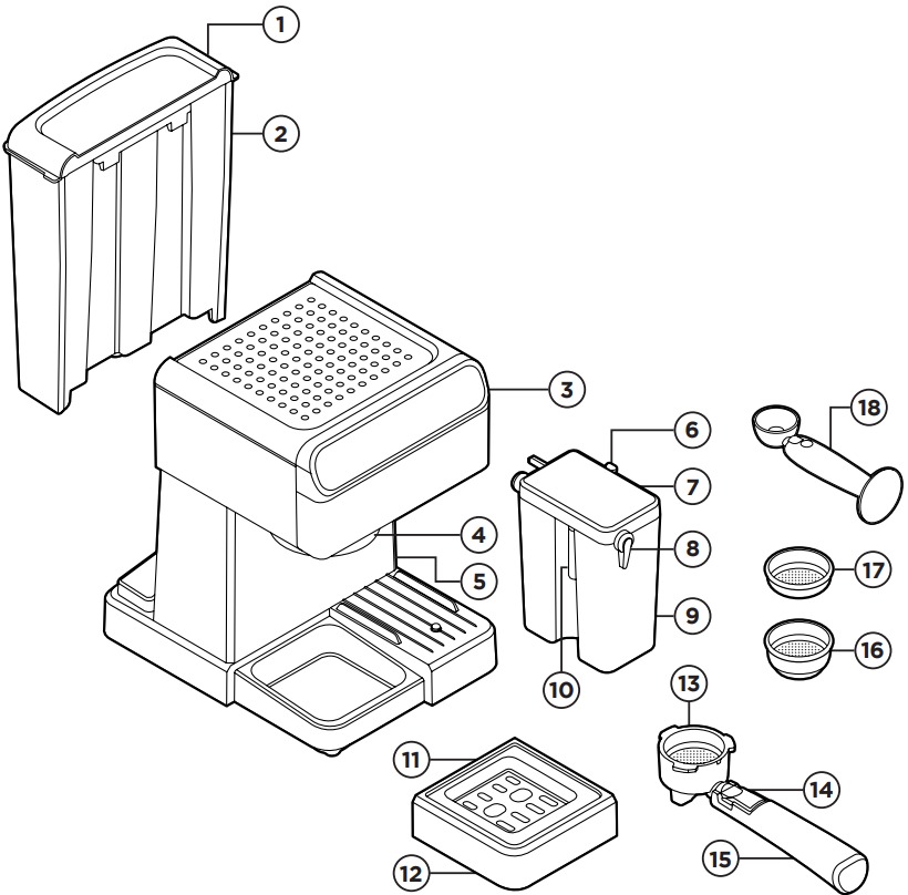Chefman ESPRESSO MACHINE+ RJ54 Manual | ManualsLib