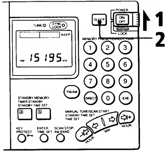 Using the Sleep Timer