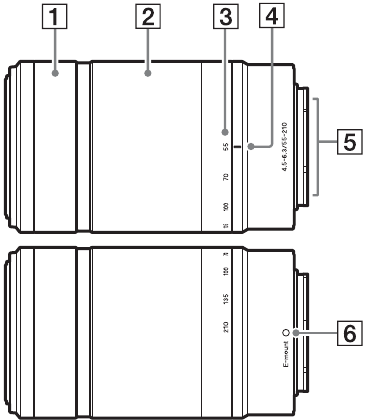 Lens Overview - E55 &ndash; 210 mm F4.5 &ndash; 6.3 OSS
