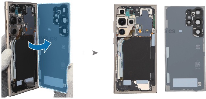 Back Cover Removal With Heating Pack - Step 7