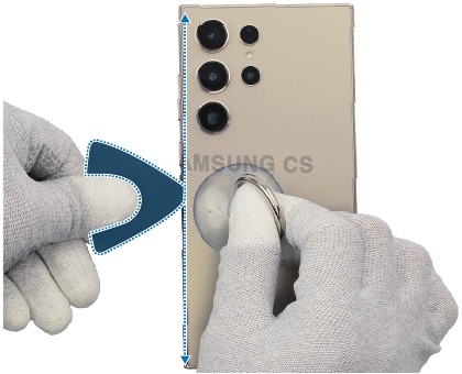 Back Cover Removal With Heating Pack - Step 1