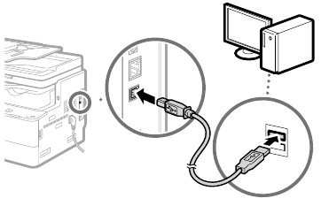 Connect the USB cable