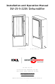 IXL INNOVATIVE DEHUMIDIFIER IW-25-5-220V Installation And Operation Manual