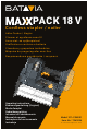 Batavia ULTRA MAXXPACK 18 V BT-CSN001 Operating Instructions Manual