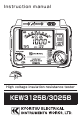 Kyoritsu Electrical Instruments Works KEW3125B Instruction Manual