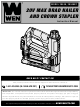 Wen 20538 Instruction Manual