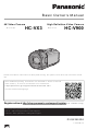 Panasonic HC-VX3 Basic Owner's Manual