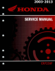 Honda CRF230F 2003 Service Manual