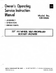 MTD 126-550A Owner's Operating Service Instruction Manual