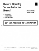 MTD 126-350A Owner's Operating Service Instruction Manual