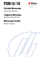 Struers PSM-10 Instruction Manual