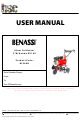 Benassi BL360H Operator's Manual