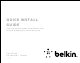 Belkin YourType Keyboard + Stand F5L113tt Quick Install Manual