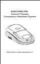 MedTech HANDYNEB PRO Instruction Booklet