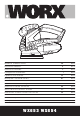 Worx WX653 Original Instructions Manual