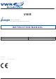 VWR 631-1086 Instruction Manual