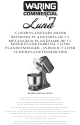 Waring Luna 7 WSM7LE Manual