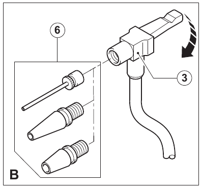 Fitting the accessories - Step 2