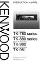 Kenwood TK-880H Instruction Manual