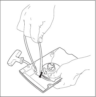 Maintenance - Tightening the recoil spring