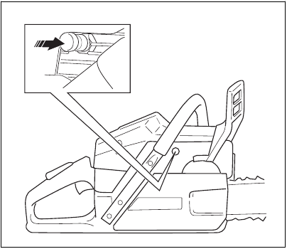 Preparing to start with a cold engine - Step 3