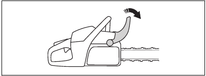 Preparing to start with a cold engine - Step 1