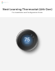 Google Nest Learning Thermostat 4th Gen Installation And Configuration Manual