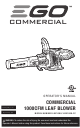 EGO LBX1000 Operator's Manual