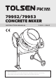 TOLSEN TOOLS 79952 Instruction Manual