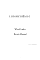 Lonking LG50HCG Repair Manual