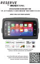Soundstream RESERVE WHD14+ Installation Manual