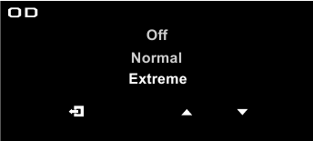 Adjusting the OD setting