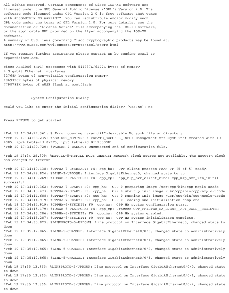 Start the System - Part 2