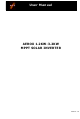 Inverex AEROX 1.2KW User Manual