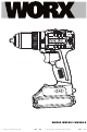 Worx WU369 1 Series Instructions Manual